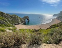 Durdle Door on the Jurassic Coast in Dorset