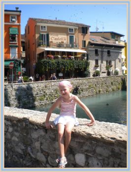 mijn kleindochter in italie