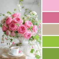 Pretty in Pink Roses (Small)