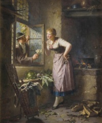 Friedrich Ortlieb painting