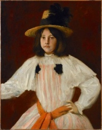 Portrait of Artist's Daughter, William Merritt Chase, c. 1895