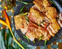 Filipino-Style Roast Pork Belly w/ Chile Vinegar