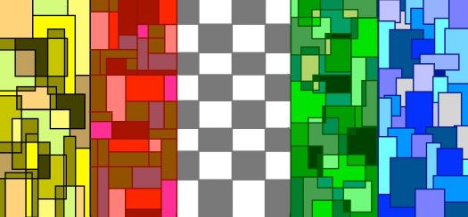 Color rectangles.