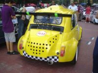 Fiat 500 modified for racing