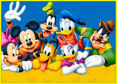Donald, Mickey, Goofy, Daisy