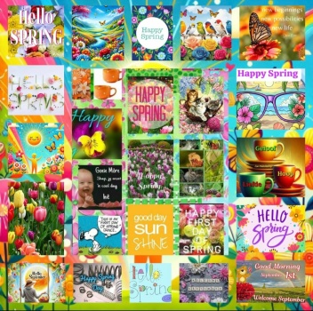 Solve Happy Spring Day jigsaw puzzle online with 81 pieces