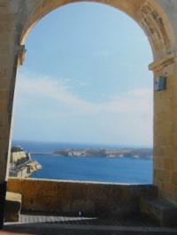 Pohled na moře - z ostrova Gozo...   View of the sea - from the island of Gozo...
