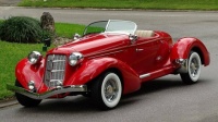1936 Auburn 866 Boat Tail Speedster Glenn Pray Ford 460 Red front kit car