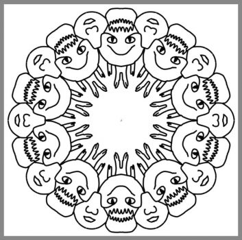 Solve faces jigsaw puzzle online with 9 pieces
