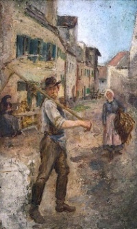 James Kerr-Lawson (British, 1862–1939), Man with a Scythe
