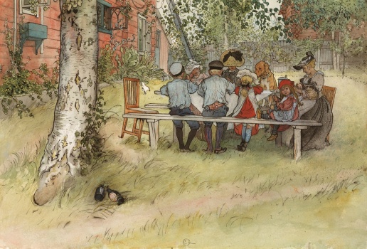 Breakfast under the Big Birch