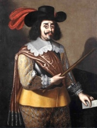 Follower of Vicente Carducho, Portrait of a general, three-quarter-length, in a golden embroidered coat