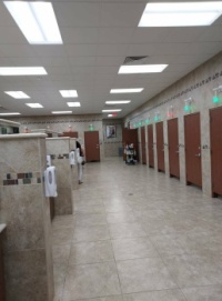 Buc-ee's Famously large and clean bathrooms
