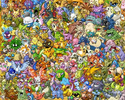 Lista Pokémon 1ª Geração - puzzle online