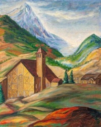 Easter at Colorado Rocky Mountain Chapel by Char Porter