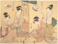 Eight Parodied Scenes from The Tale of Genji Chapter 41, “The Wizard (Maboroshi),” and Chapter 19, “A Rack of Cloud (Usugumo)