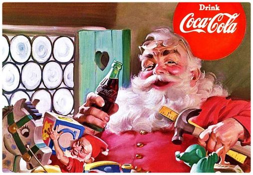 Coca-Cola Christmas Santa Art