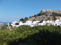 Looking across to Lindos,Rhodes