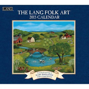 Lang Folk Art 2015 Wall Calendar