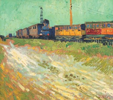 Van Gogh, Railway Carriages, August 1888