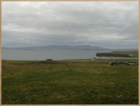 Scapa Bay on a distinctly overcast morning (Feb 2023) [from Olad Summit viewpoint]
