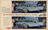 Ford Skyliner Hide-Away Hardtop Vintage Ad