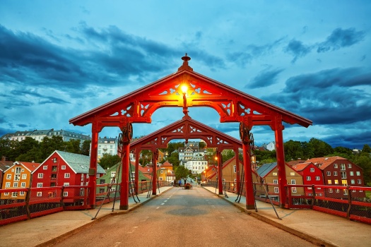 Old Town Bridge, Trondheim, Norway