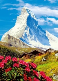 Vilarejo no monte Matterhorn, Suíça !!!