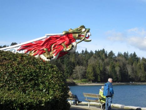 Replica of the Figurehead of the S.S. Empress of Japan