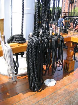 BostonMA-USS Constitution Rigging