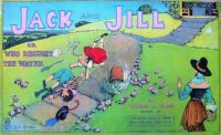 Vintage Jack & Jill  Board Game - - -  Milton Bradley