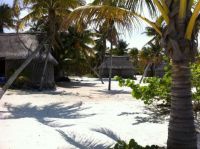 Cabañas en la playa, Yucatán, México