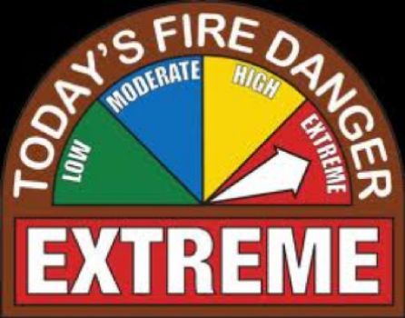 Santa Ana winds - fire danger extreme
