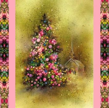 Solve The Christmas Tree jigsaw puzzle online with 49 pieces