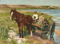 Edward Henry Potthast (American, 1857–1927), Junket by the Sea
