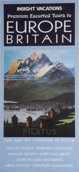 A Vintage Insight Vacations Poster