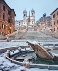 Španělské schody v Římě - The Spanish Steps in Rome