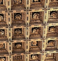 Ceilng detail, Pisa Cathedral, Italy