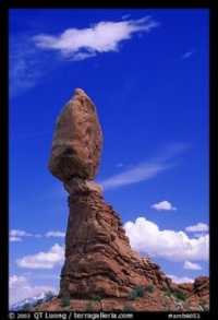 Balanced rock in Utah