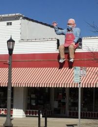 Vidler on the roof