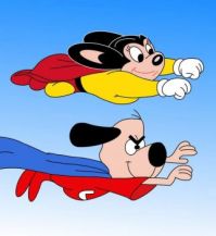 MIGHTY MOUSE AND UNDERDOG