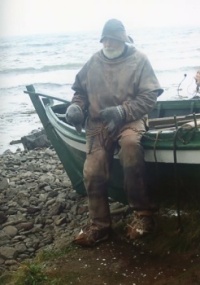 Senior Icelandic fisherman