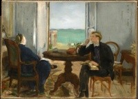 Édouard Manet (French, 1832–1883), Interior at Arcachon (1871)