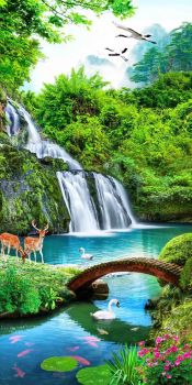 Solve Fantastic scenery jigsaw puzzle online with 98 pieces