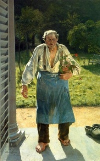 Emile Claus (Belgian, 1849–1924), The Old Gardener (1885)