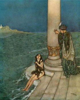 Edmund Dulac - The Little Mermaid & the Prince