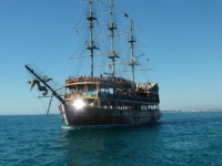 Tourist - Pirate Ship at Side Turkey, very popular