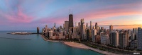 Sunset in Chicago