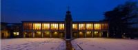 Lee Library in the snow