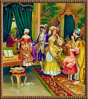 The Game Of Chess By Arturo Ricci Painting Artwork Paint By Numbers Kit DIY